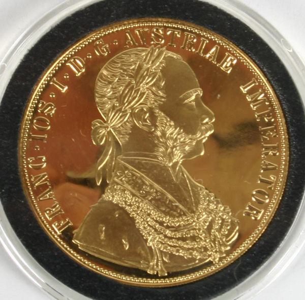 Austria 1915 4 Ducat Gold coin