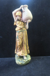 AUSTRIA AMPHORA PORCELAIN SCUL