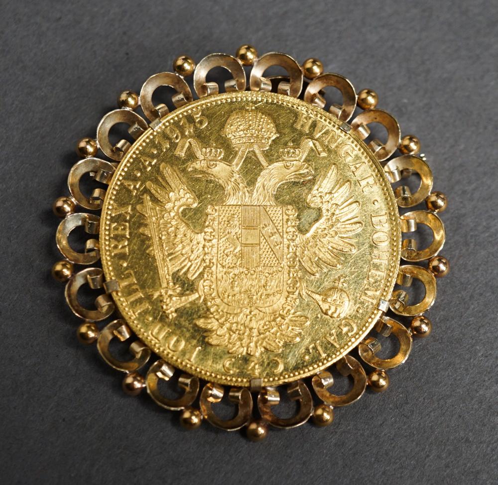 AUSTRIAN 1915-RESTRIKE 4-DUCAT GOLD