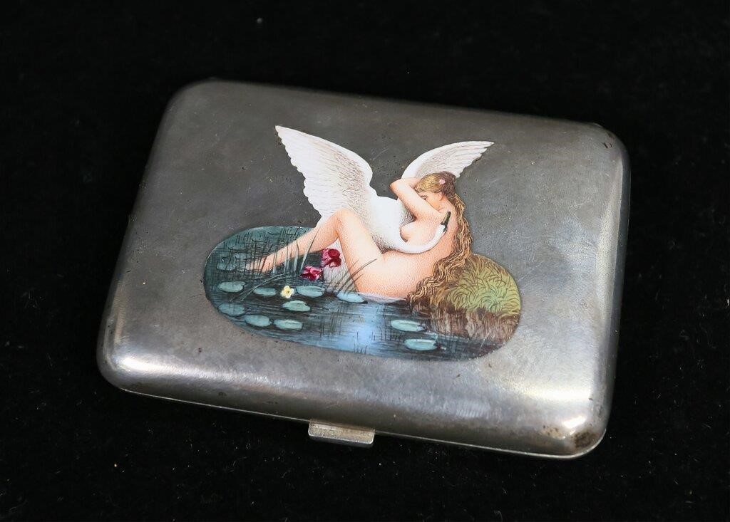 AUSTRIAN 900 SILVER & ENAMEL