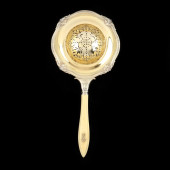 AUSTRIAN .935 SILVER GILT TEA