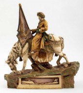 AUSTRIAN AMPHORA FIGURAL CERAM