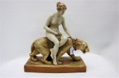 AUSTRIAN AMPHORA POTTERY SCULP