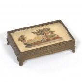 AUSTRIAN ANTIQUE GILT BRONZE V