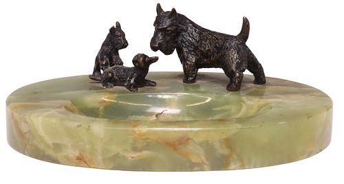 AUSTRIAN ART DECO COLD-PAINTED