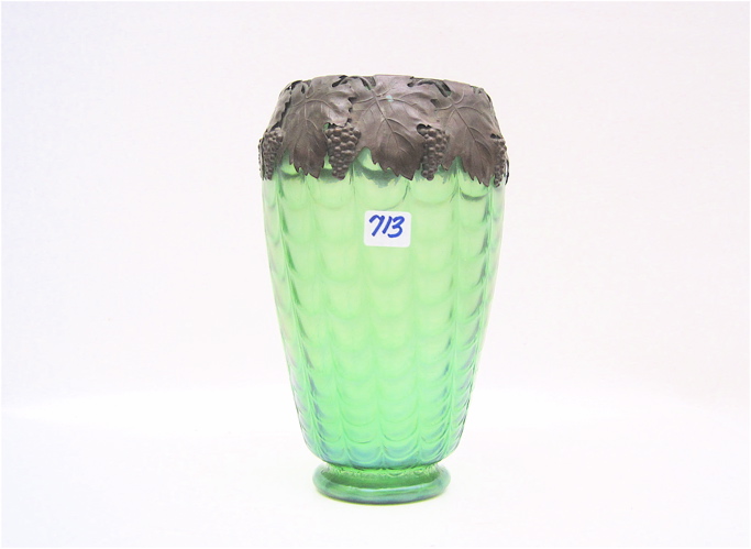 AUSTRIAN ART GLASS VASE in the