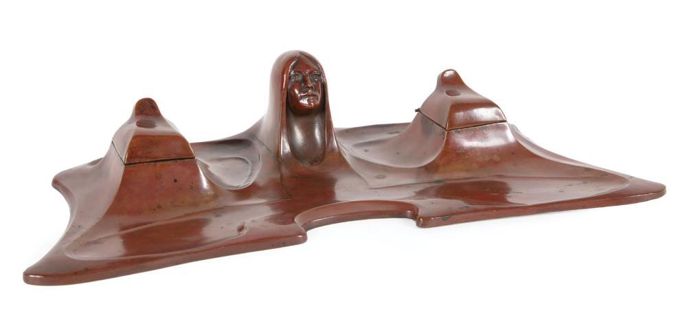 AUSTRIAN ART NOUVEAU PATINATED