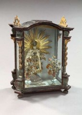 Austrian Baroque Carved, Faux-