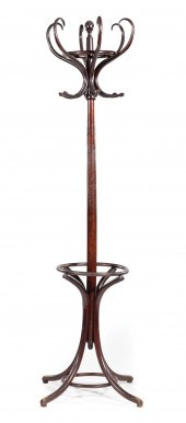 AUSTRIAN BENTWOOD COAT RACKAus