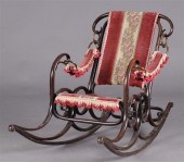 AUSTRIAN BENTWOOD ROCKING CHAI