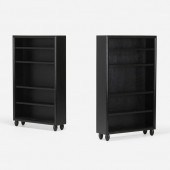 Austrian. Bookcases, pair. ear