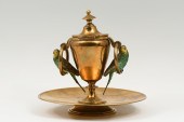 AUSTRIAN BRASS DOUBLE PARROT I