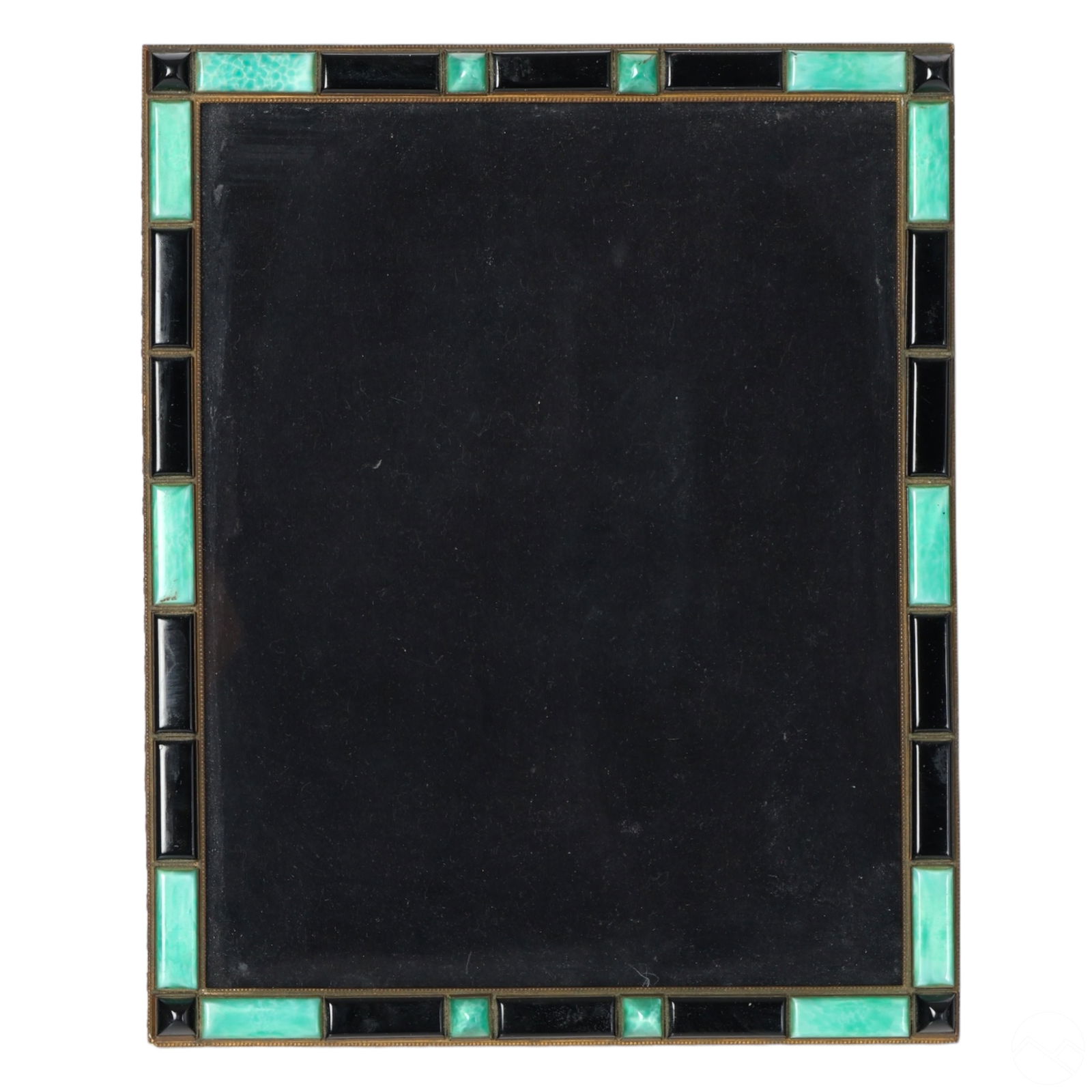 AUSTRIAN BRONZE ART DECO JEWELED