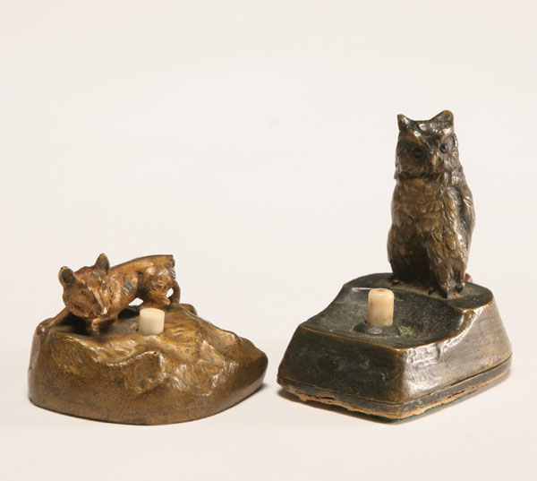 Austrian bronze figural call