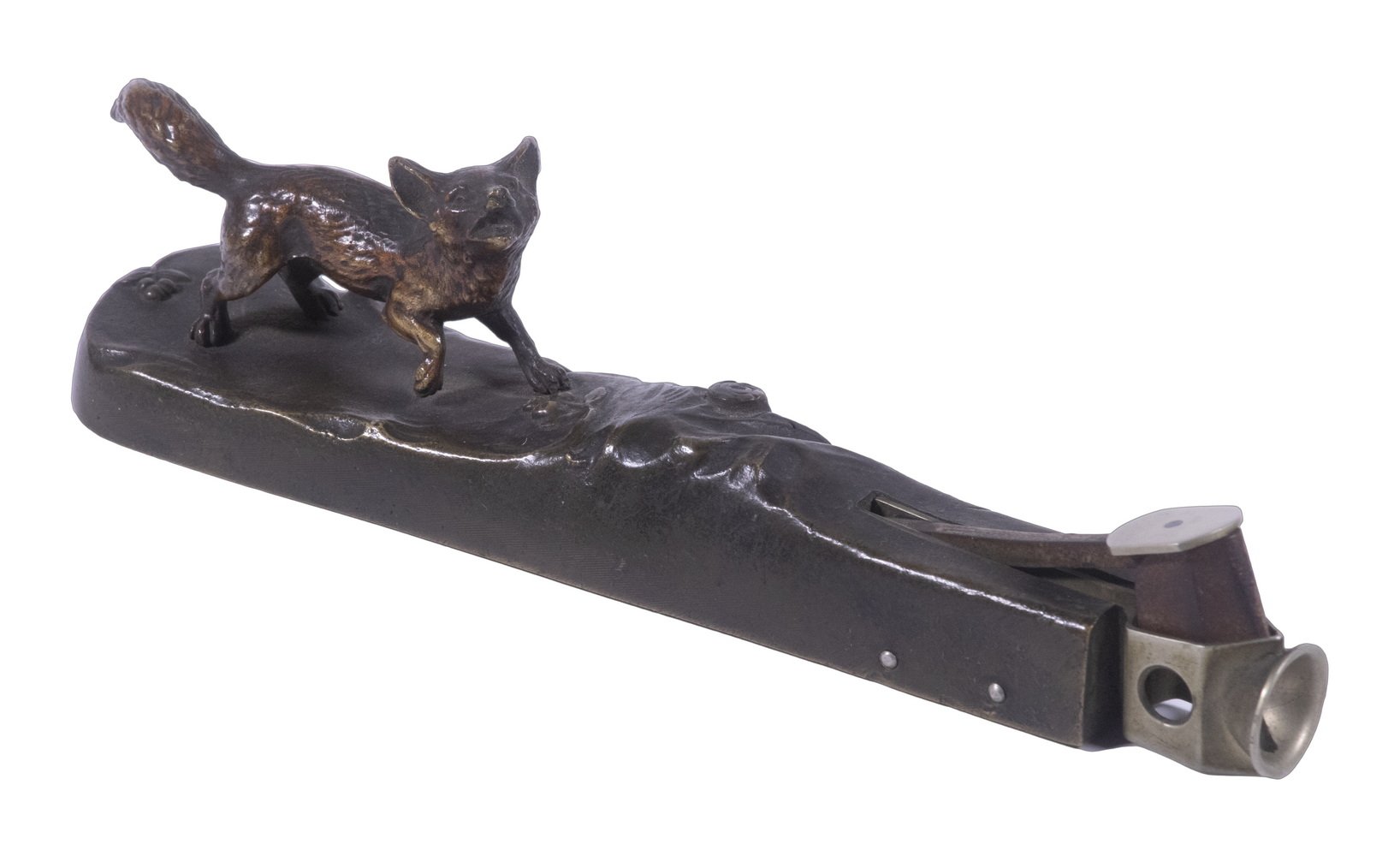 AUSTRIAN BRONZE FIGURAL CIGAR