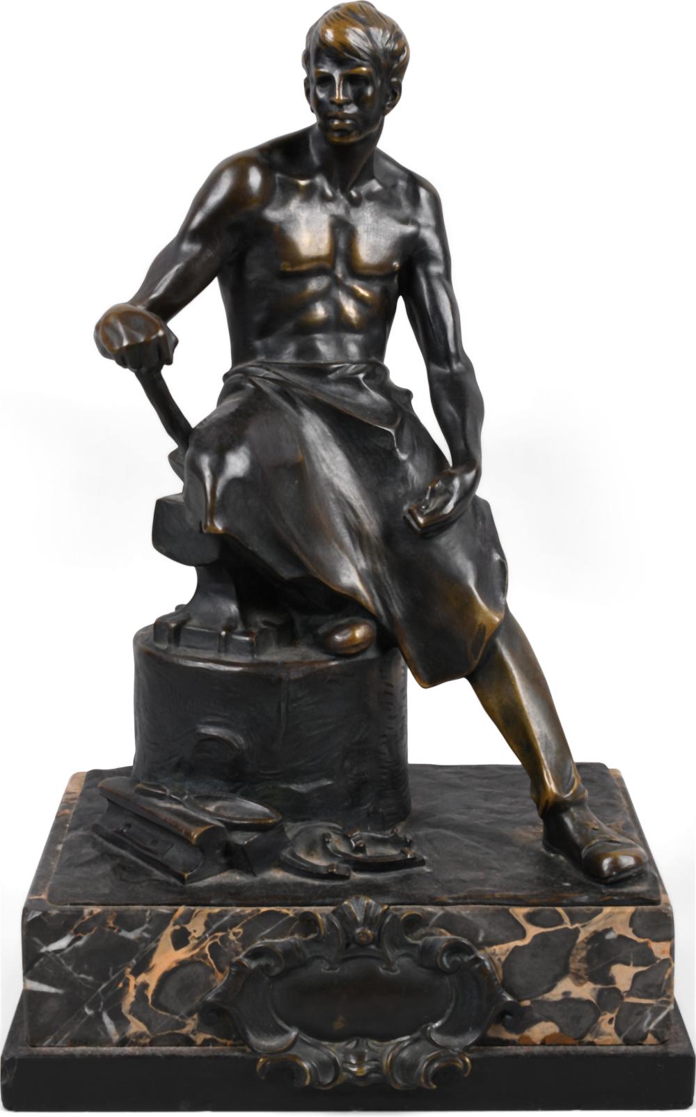 AUSTRIAN BRONZE FIGURE OF A