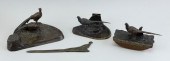 AUSTRIAN BRONZE FOUR-PIECE DES