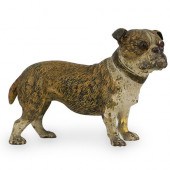 AUSTRIAN BRONZE PATINATED DOGD