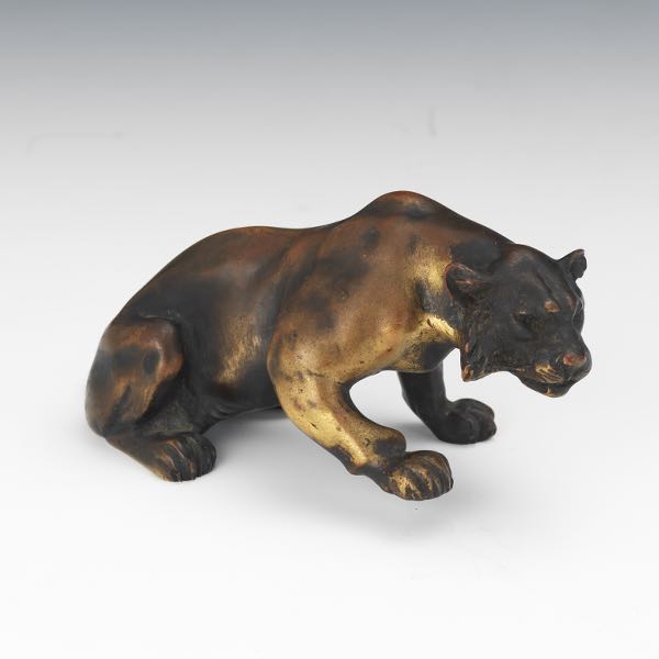 AUSTRIAN BRONZE TIGER 2 ½" x 5"