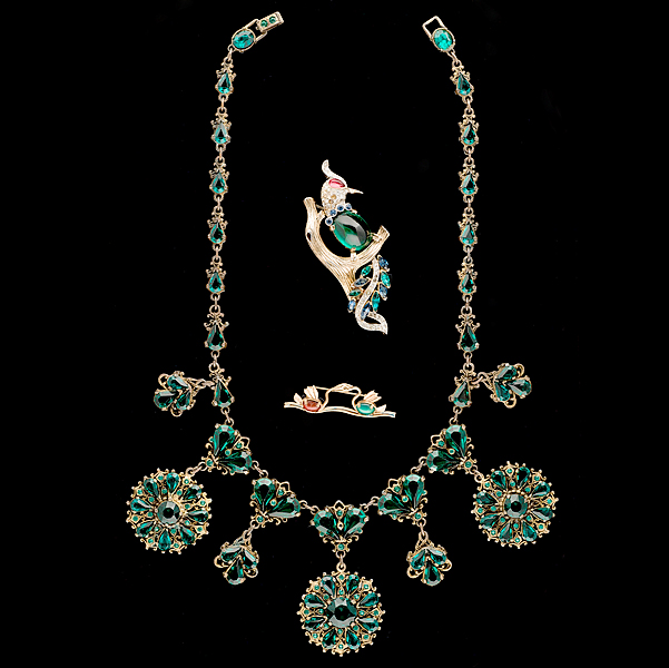 Austrian Brooch and Necklace A