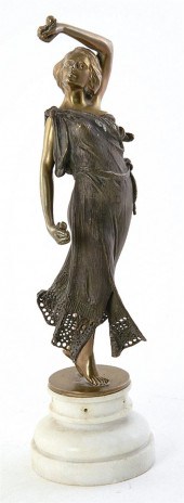 Austrian cold-painted bronze B