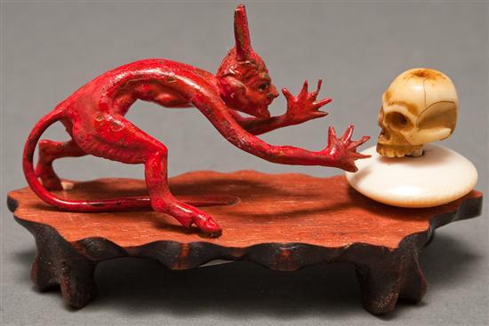 Austrian cold-painted bronze