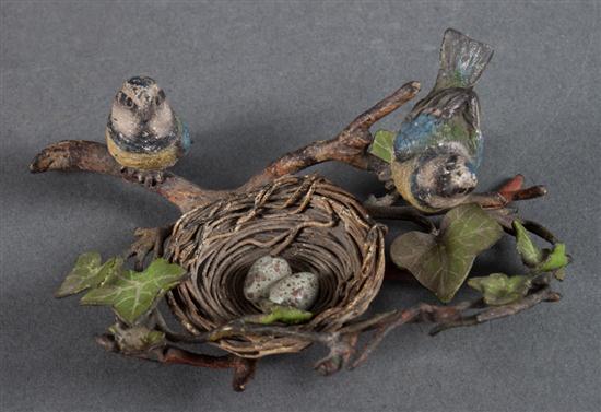 Austrian cold painted bronze