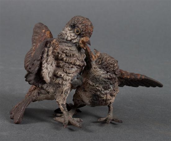 Austrian cold painted bronze