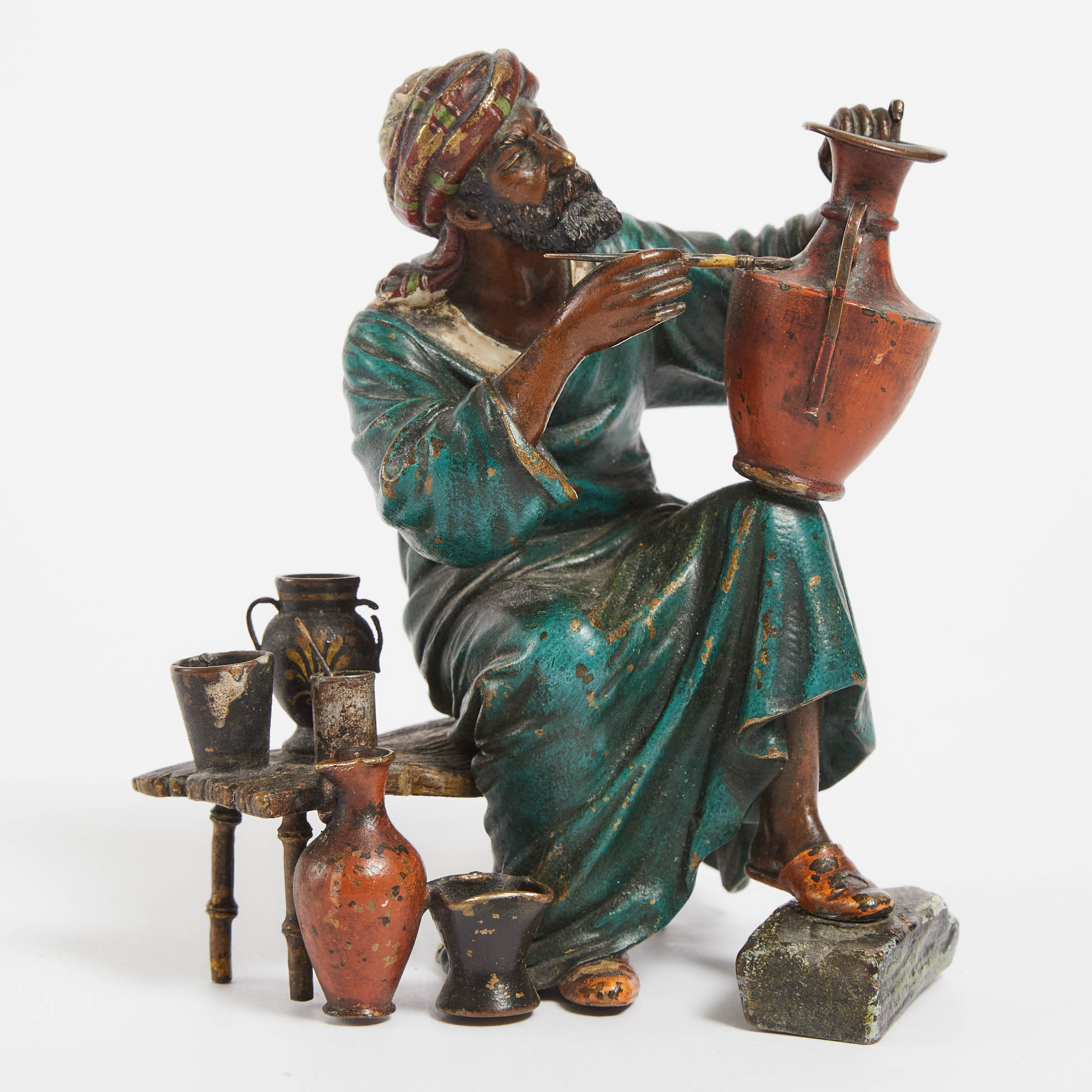 Austrian Cold Painted Bronze Figure