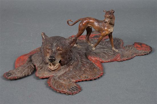 Austrian cold painted bronze
