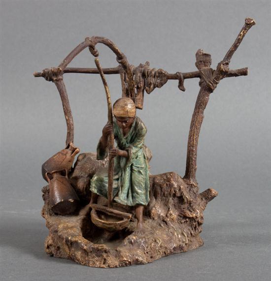 Austrian cold painted bronze of
