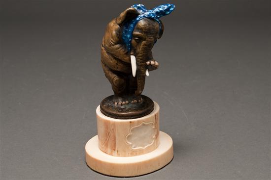 Austrian cold-painted patinated
