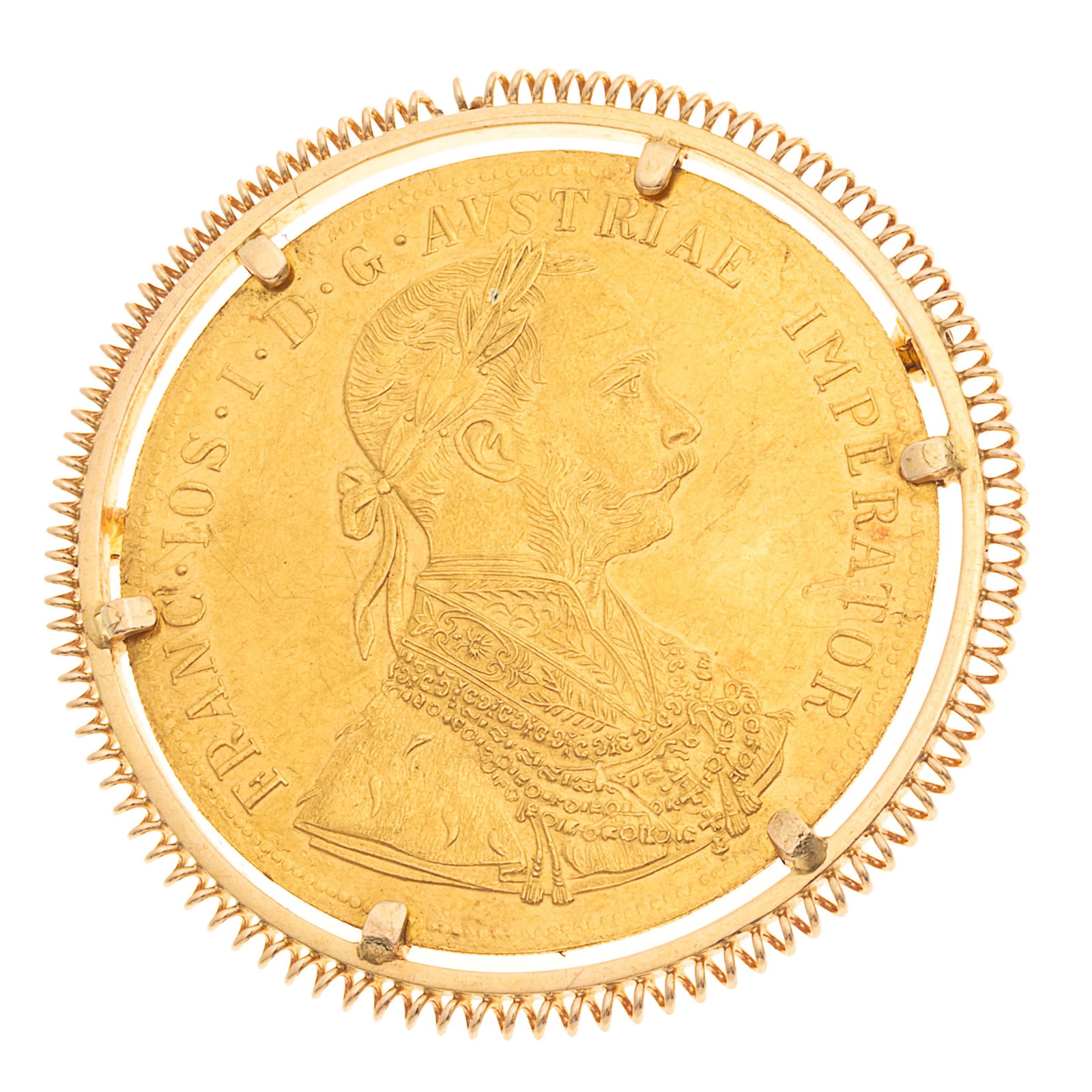 AUSTRIAN DUCAT, 18K YELLOW GOLD
