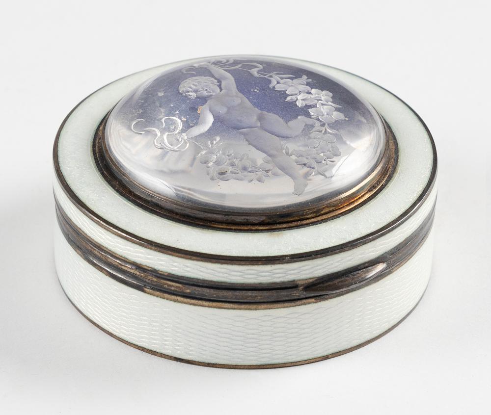 AUSTRIAN ENAMELED .900 SILVER