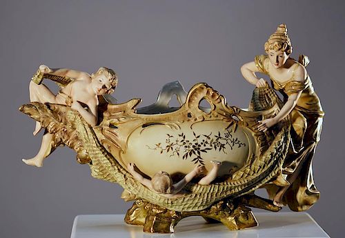 AUSTRIAN FIGURAL PORCELAIN
