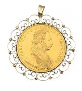AUSTRIAN FOUR DUCAT GOLD COIN