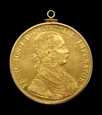 Austrian four ducat gold coin,