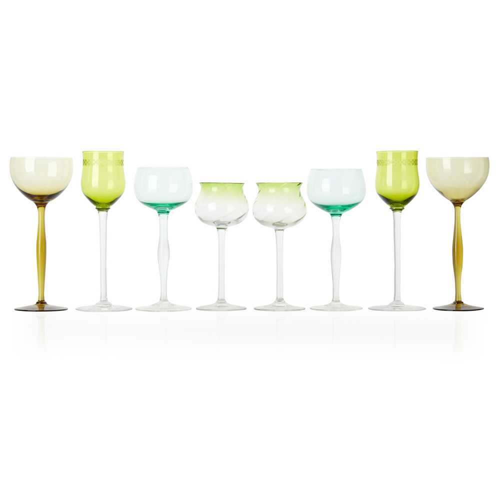 AUSTRIAN GROUP OF TABLE GLASSWARES,