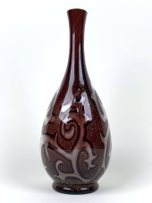 AUSTRIAN LOETZ ART GLASS VASE,