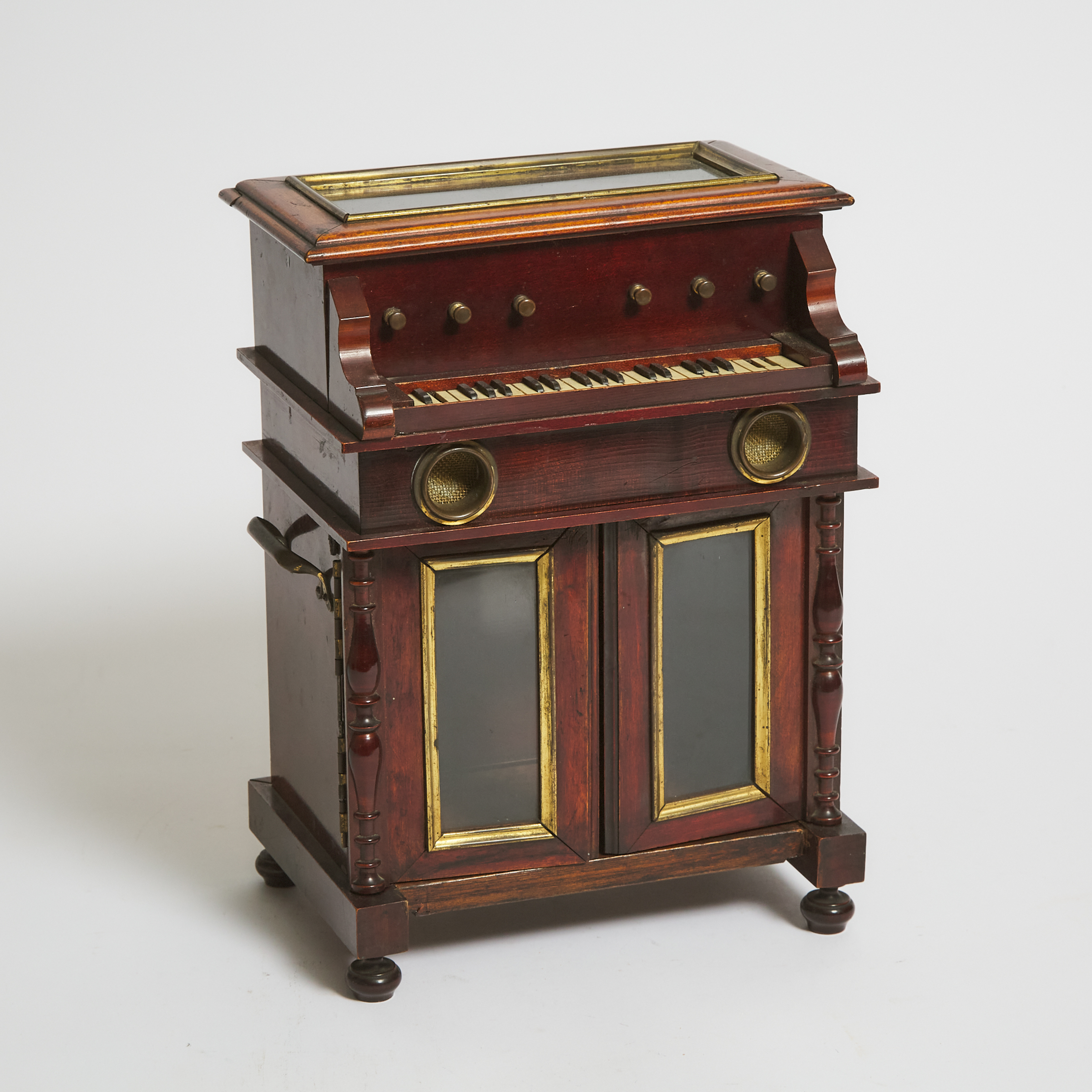 Austrian Mahogany Musical Automaton