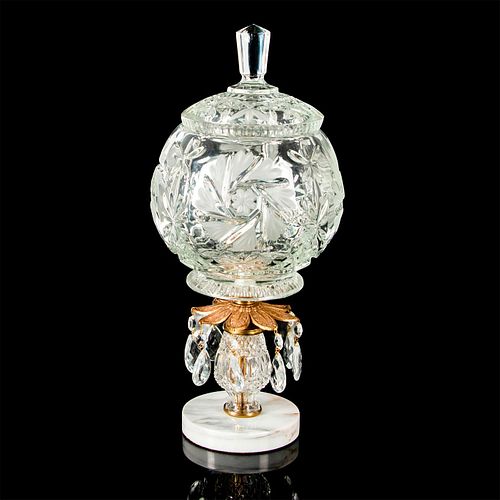AUSTRIAN OBERGLAS CRYSTAL DOME ON