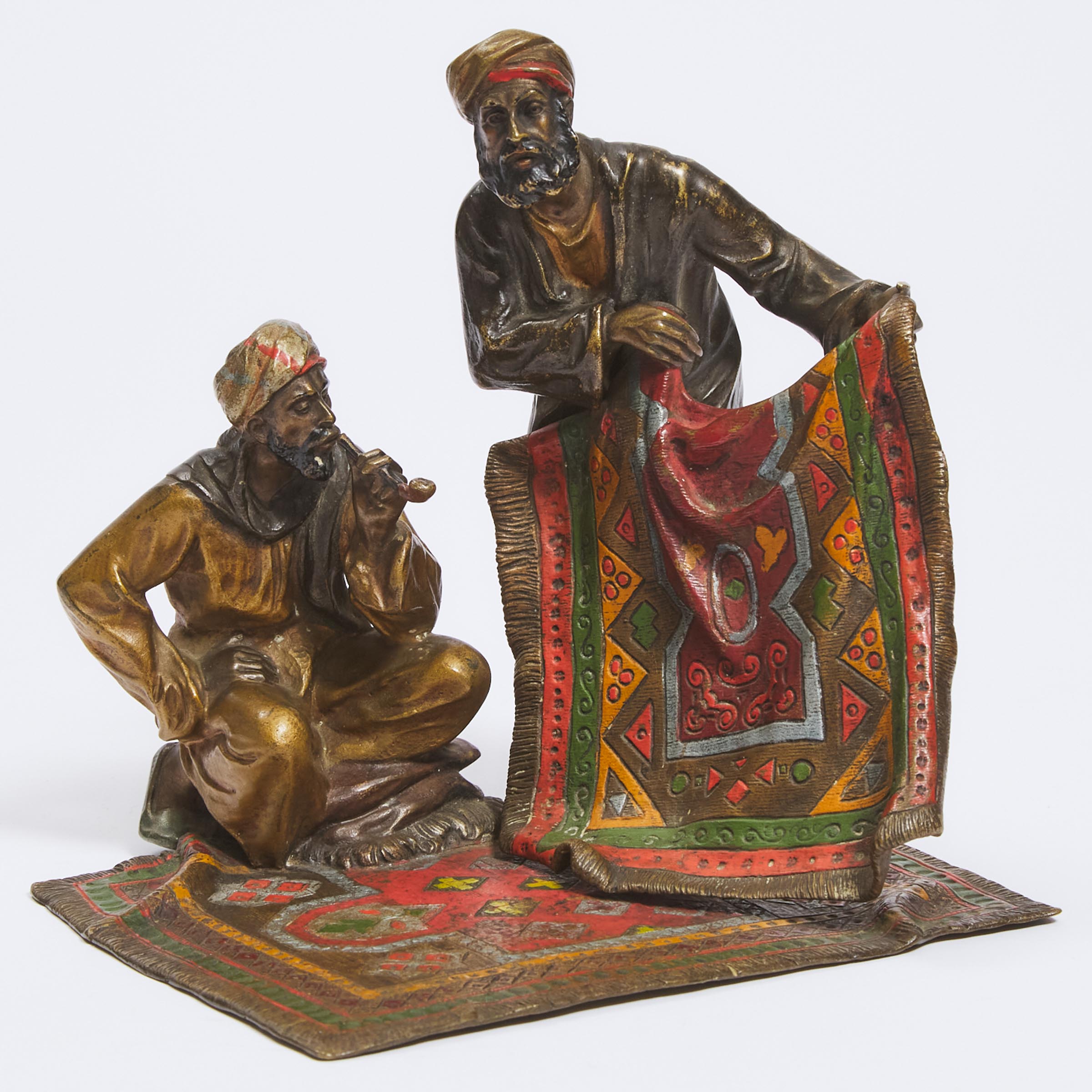 Austrian Orientalist Cold Painted