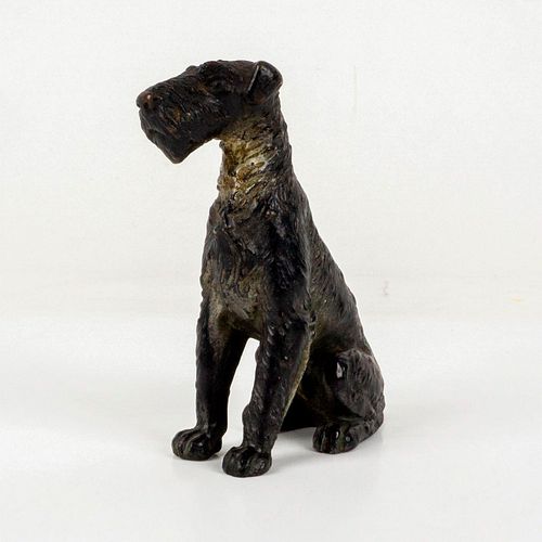 AUSTRIAN PAINTED BRONZE DOG