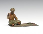 Austrian Painted Bronze Figure