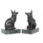 AUSTRIAN PAIR OF PATINATED BRO