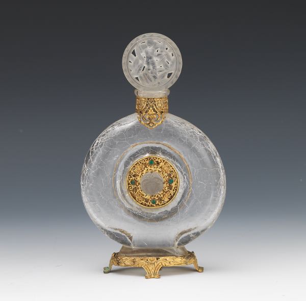AUSTRIAN PERFUME BOTTLE 8 ¼" x 5"