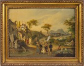 Austrian Picture Clock with Mu
