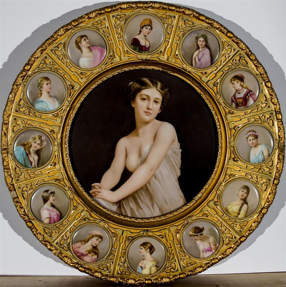 AUSTRIAN PORCELAIN ALLEGORICAL