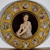 AUSTRIAN PORCELAIN ALLEGORICAL
