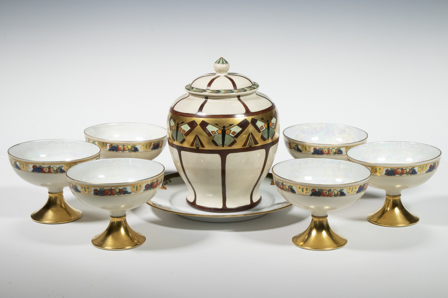 AUSTRIAN PORCELAIN DISHES Lot of